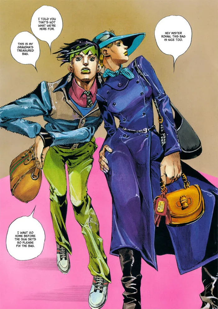JoJo's Bizarre Adventure é um dos mangás e animes que levam a moda a sério