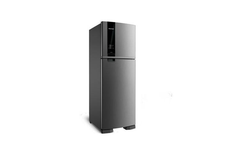 Refrigerador de 02 Portas Brastemp Frost Free com 375 Litros com Painel Eletrônico Inox - BRM45HK - BRBRM45HK