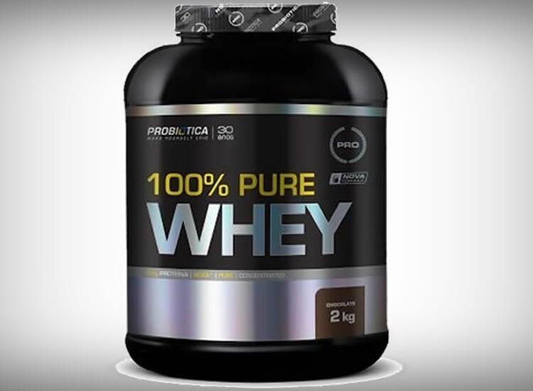 100% Pure Whey Probiótica - Melhores Whey Protein para suplementar seu treino