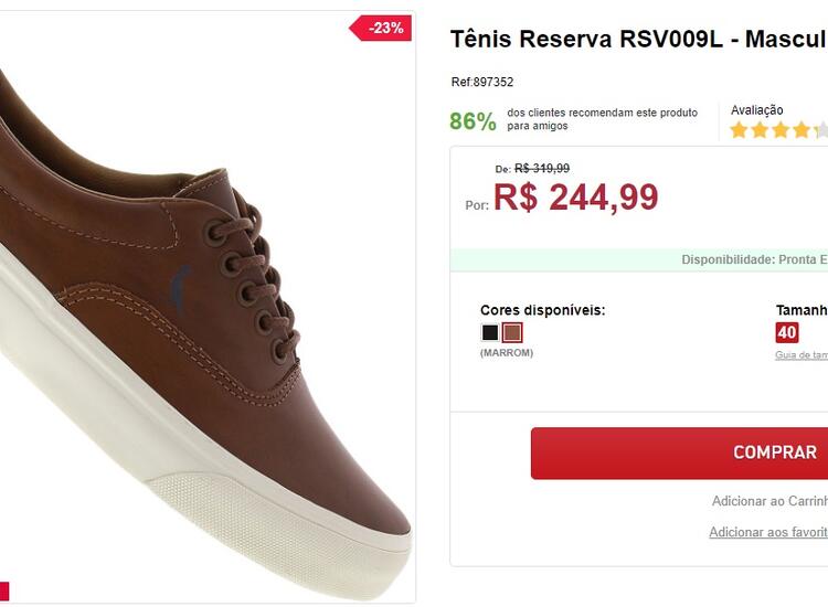 tênis Reserva RSV009L