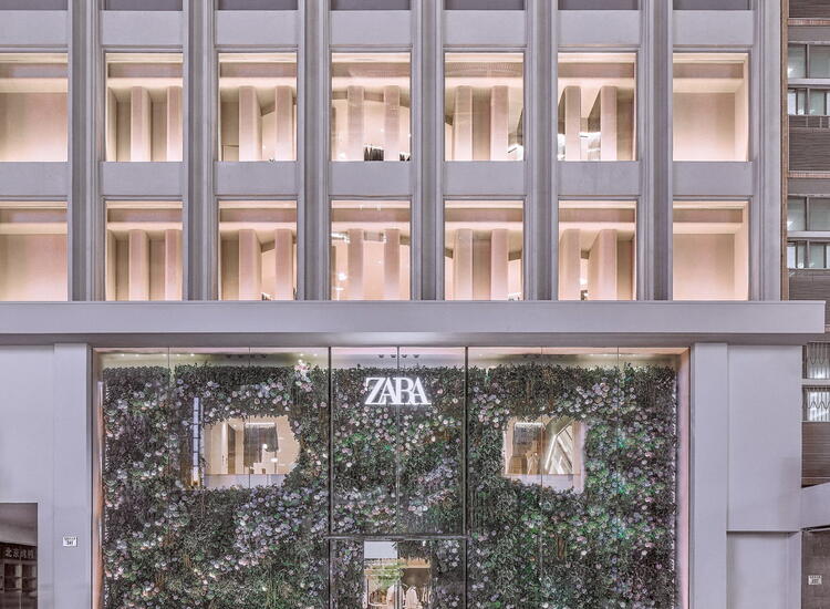 A nova loja da Zara em Beijing é a maior da empresa na Ásia