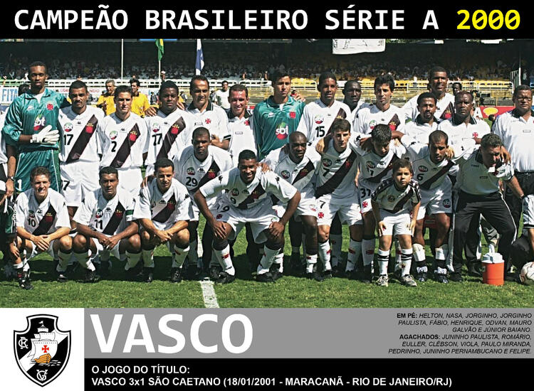 Vasco campeão Copa João Havelange 2000