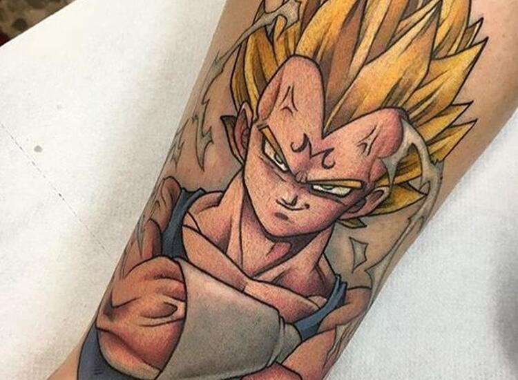 tatuagem anime dbz