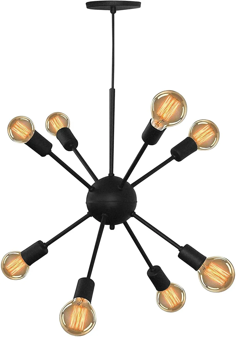 Luminária pendente 8 lâmpadas