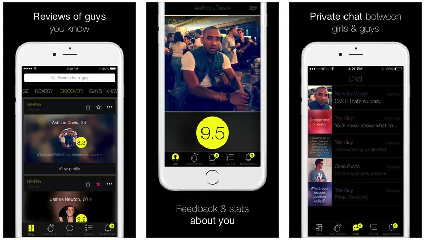 Aplicativo Lulu | Crédito: Reprodução