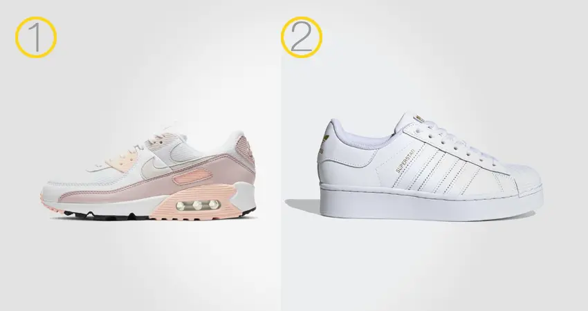 Nike Air Max 90 e Adidas Superstar Melhores Presentes para o Dia dos Namorados 2020