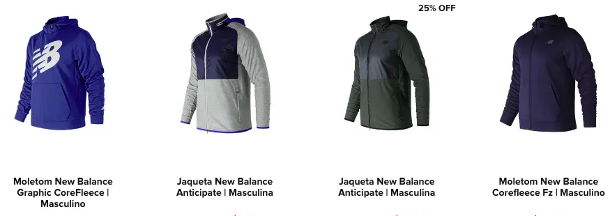 Jaquetas e Blusas New Balance