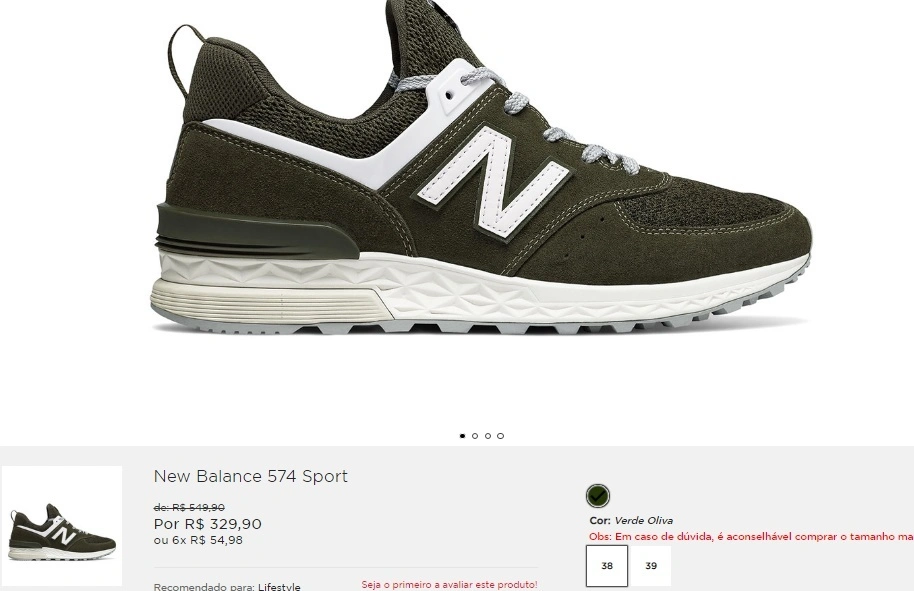 New Balance 574 Sport