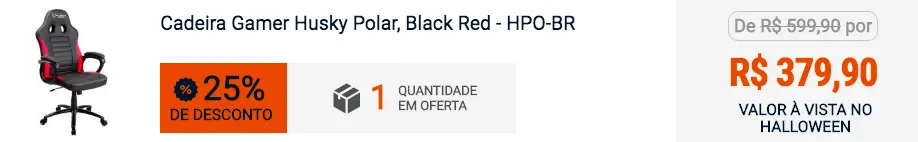 Cadeira Gamer Husky Polar